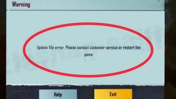 BGMI Fix Update file error. Please contact customer service or restart the game Battlegrounds India