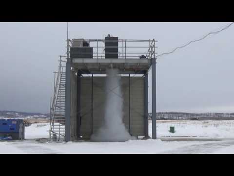 12 kN Engine Vertical LOX Flow Test