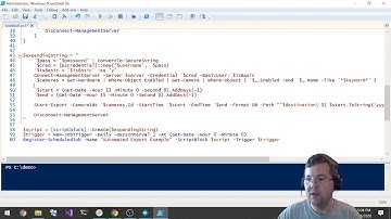 Scheduled Video Export using PowerShell with MilestonePSTools
