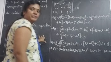 JNTU B.Tech M1 Maths. Eigen values and corresponding Eigen vectors of the given matrix order 3×3.