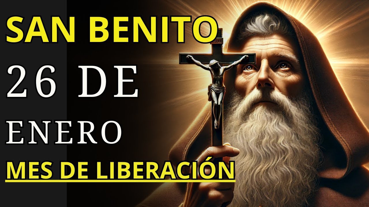 🙏¡SAN BENITO ROMPE TODAS las CADENAS del ENEMIGO! ¡NADA RESISTE al PODER de la ORACIÓN! ¡REZA AHORA!