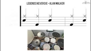 How to Play 🥁   Legends Never Die   Alan Walker