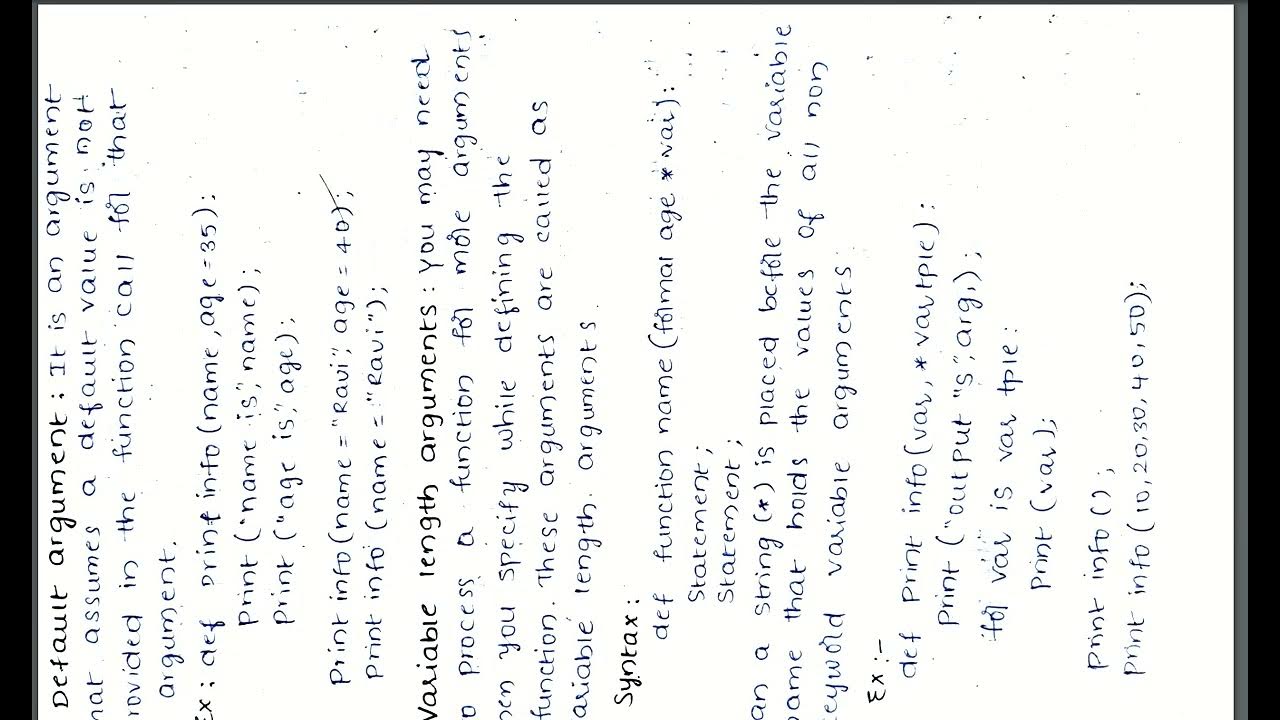 python unit 2 notes - YouTube