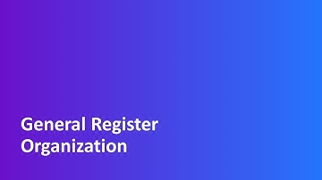 GATE CSE COA Tutorial Series Ch - 8 - 2 General Register organization | Control Word