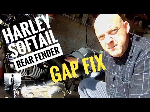 So halten Under Sitz Sauber Auf Harley Softail - HD Softail Heckfender Gap Fix