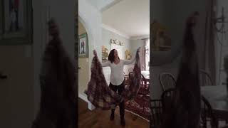 Styling a rectangle shaped blanket scarf Wealth