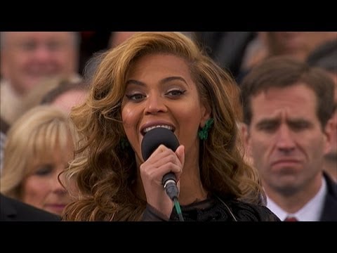 Beyonce National Anthem at Inaugural Ceremony: Inauguration 2013