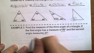 Geometry (Topic 5-1) Triangle Basics