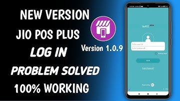 Jio Pos Plus Login Problem Solved / New Version Jio Pos Plus New Update / Jio Pos Plus 1.0.9