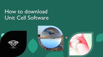 How to download Unit Cell Software