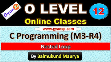 O Level || C Programming M3-R4  (Part 12) || O Level  Online Class || Hindi