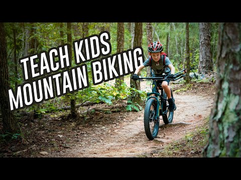 HOW TO TEACH YOUR KID TO RIDE A MOUNTAIN BIKE on REAL TRAILS / Mountain Biking Tutorial