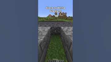 Minecraft Black to White gradient Tutorial #minecraft #minecrafttutorial #gradient