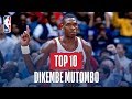 Dikembe mutombo top 10 blocks of his career