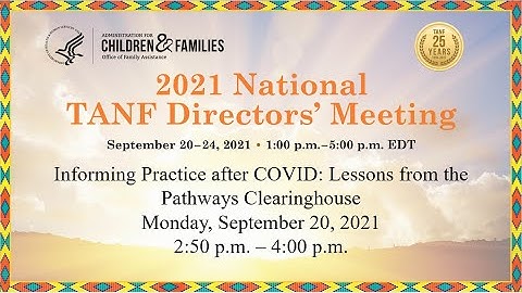 Session 1: Informing Practice after COVID: Lessons from the Pathways Clearinghouse