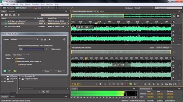 Adobe Audition CC Tutorial | Working In The Preview Editor