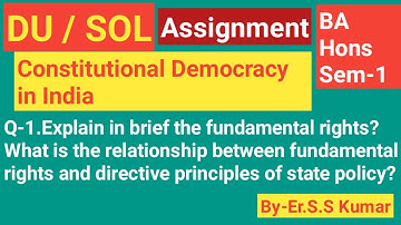 DU/SOL Assignment Question paper Downlaod | Answer 2020 I sol assignment kaise banaye BA hons Q1eng