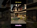 3D Animation #3danimation #houseanimation #housedesign #houseexterior #youtubeshorts