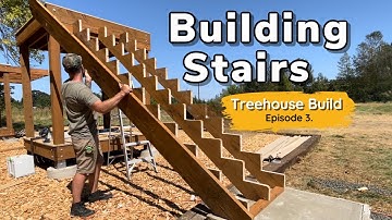 The Easiest Way to Build Stairs || Stair Stringers are Easy