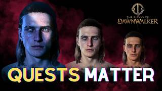 This Quest System Breaks The Rules | Gameplay: Quest Design | The Blood of Dawnwalker