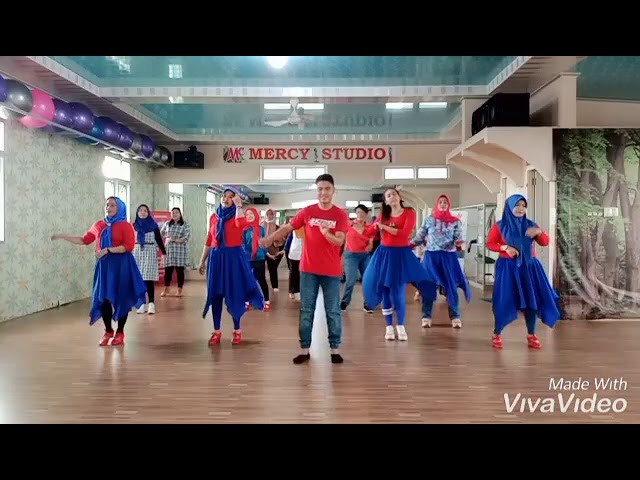 Teringat Selalu Line Dance / Choreo by Ning Puspawati u0026 Supiyati DIY / Demo by Mercy Studio class=