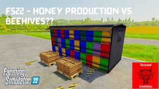 Honey Production vs Bee Hives - Farming Simulator 22