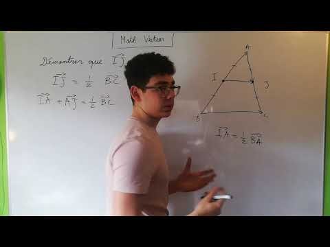 Vectors: Proving a Vector Equality in a Triangle