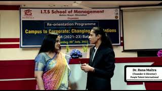 PGDM  Re-Orientation Program @ I.T.S School of Management for 2021-23 Batch