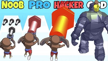 NOOB vs PRO vs HACKER vs GOD in Bolt Melt Run