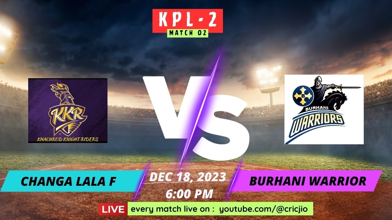 Match 2 Changa lala Fighters VS Burhani warriors