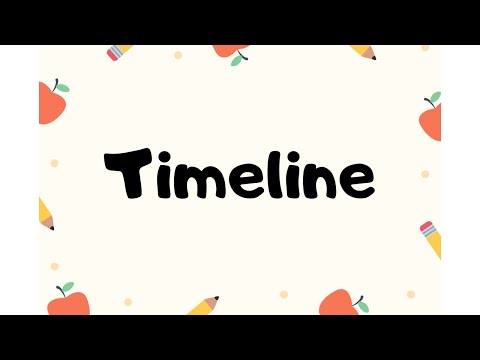 Video: Ano Ang Timeline