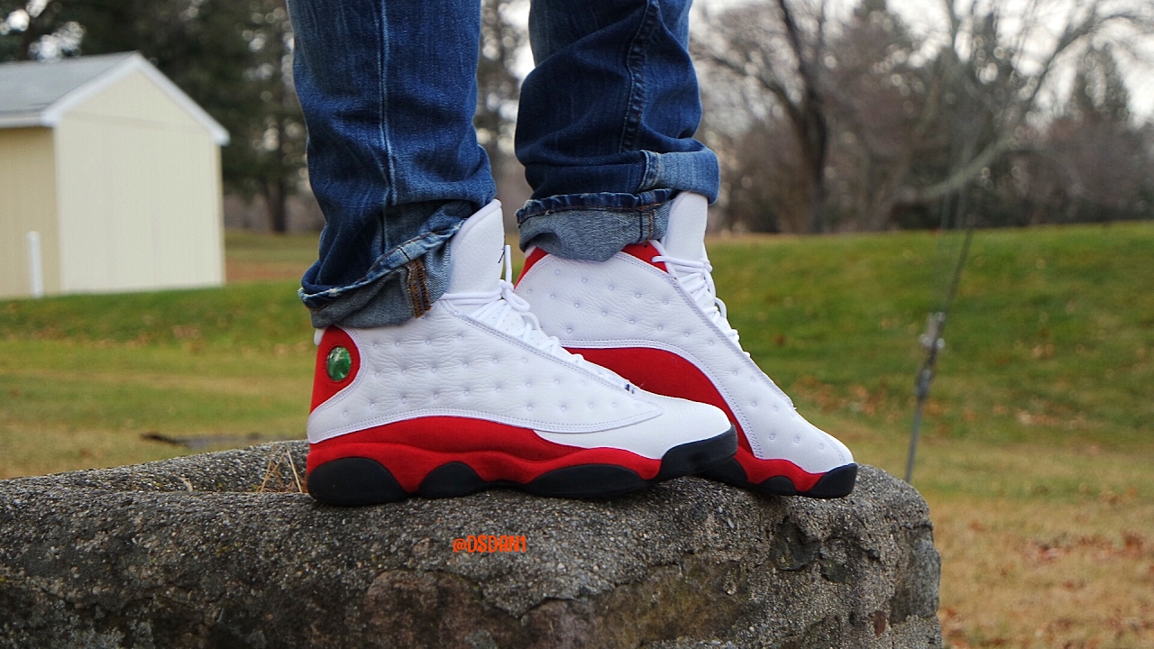 chicago 13s on feet