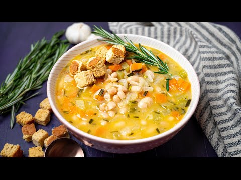 Video: White Bean Soup With Rosemary