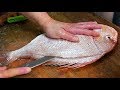 Japanese Street Food - RED SEA BREAM Curry Fillet Okinawa Seafood Japan