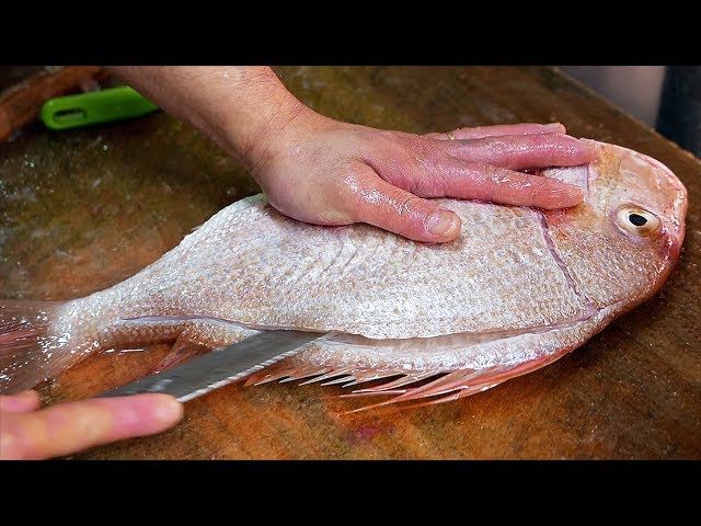 Japanese Street Food - RED SEA BREAM Curry Fillet Okinawa Seafood Japan | Travel Thirsty