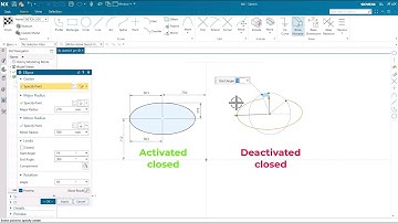 Ellipse| How to use Ellipse in NX| NX CAD| cad2liv