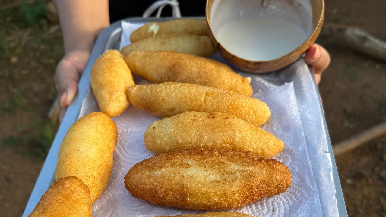 Carimañolas de yuca con carne y queso muy fáciles de preparar paso a paso.