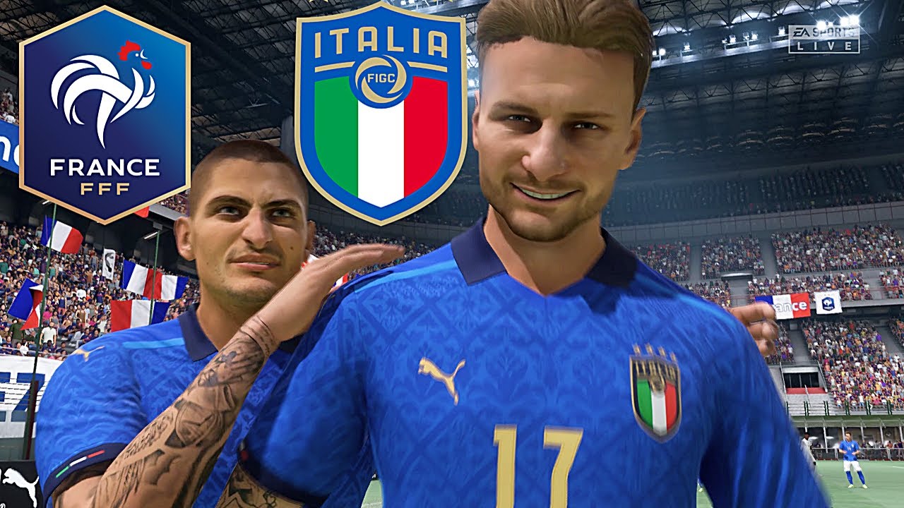 FRANCE - ITALY  FIFA 22 Gameplay Legend Difficulty PC 4K ULTRA Settings 