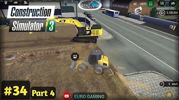 Flatten the Area | Construction Simulator 3| #34 Part 4 #Gameplay @eurogaming108  #cs3 #consim3