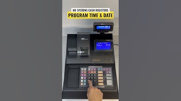 Program Time & Date | HK Systems Cash Register Tutorials