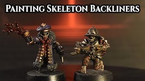 How to paint Skeleton Backliners | Painting Darkest Dungeon: The Board Game, Episode #9