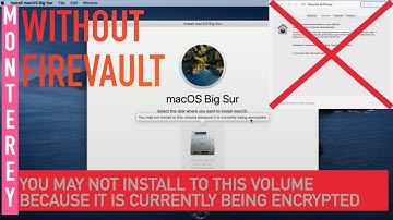 You may not install to this volume because it is currently being encrypted | Problem Solved