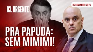 ICL URGENTE  - 06/11/25 - MORAES DESPREZA PEDIDO DE IBANEIS, QUE TENTAVA LIVRAR BOLSONARO DA PAPUDA