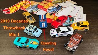 Hot Wheels - 2019 Decades Throwback Target Exclusive Mix 1 Open & Review