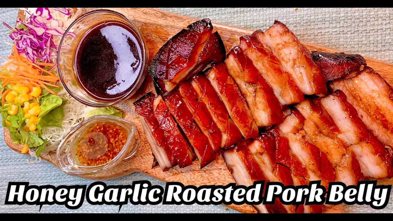 HONEY GARLIC ROASTED PORK BELLY Recipe Unlocked YouTube