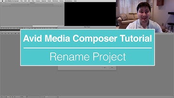 How to Rename a Project in Avid Media Composer Tutorial