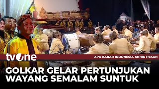 Download Lagu Pagelaran Wayang Kulit Menjadi Salah Satu Rangkaian HUT Partai Golkar Ke-61 | tvOne MP3