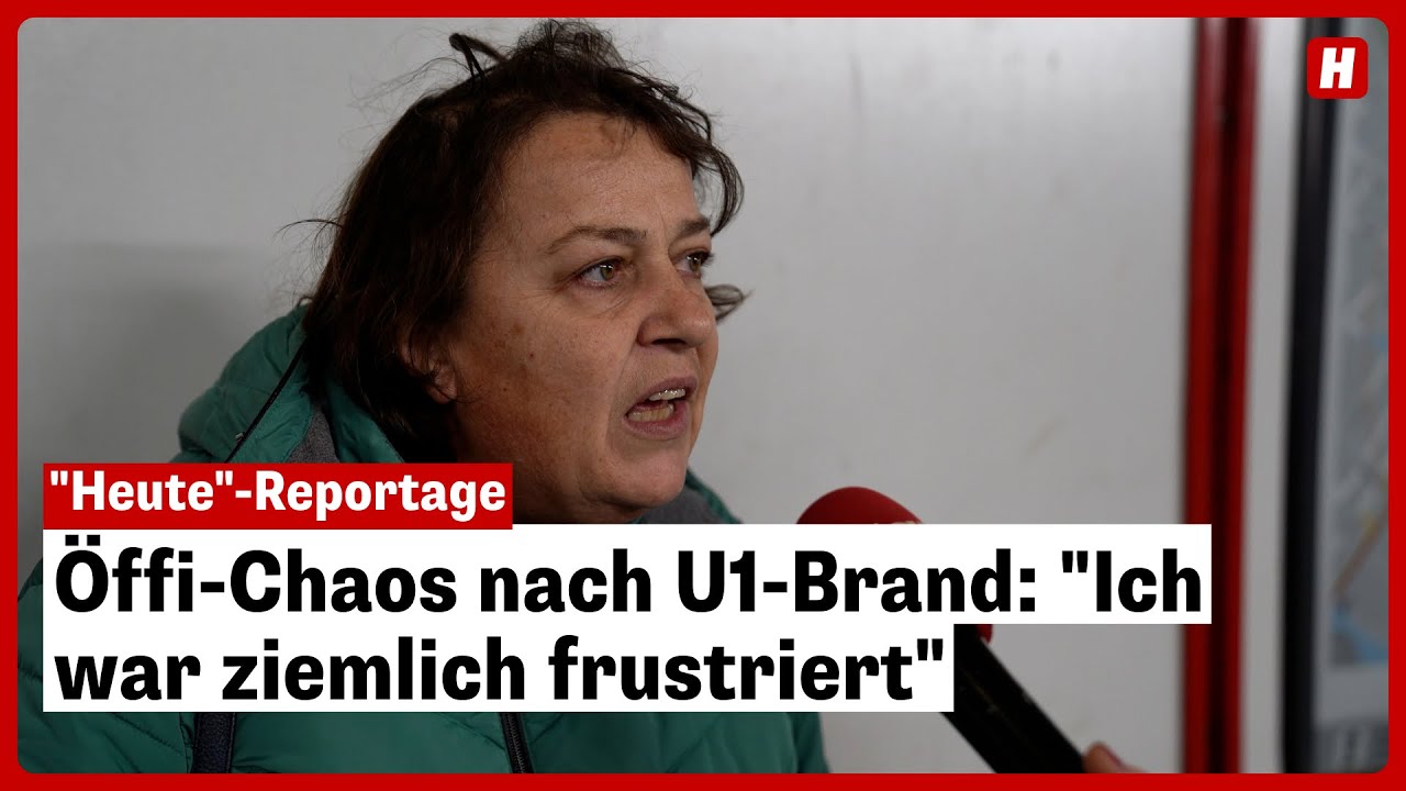 Öffi-Chaos nach U1-Brand: 