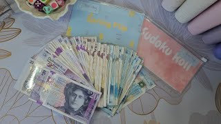 Cash stuff over £1000 with me! sinking funds, savings challenges \& budget UK