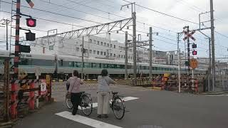 【JR紀勢本線】和歌山南1号踏切 特急くろしお(287系):白浜行 通過